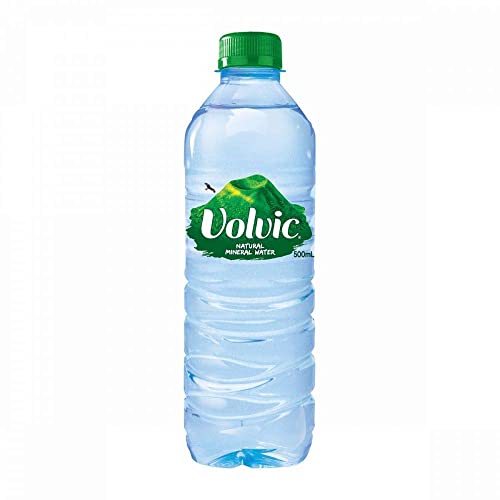 Volvic Natural Mineral Water, 16.9oz (Pack of 24)