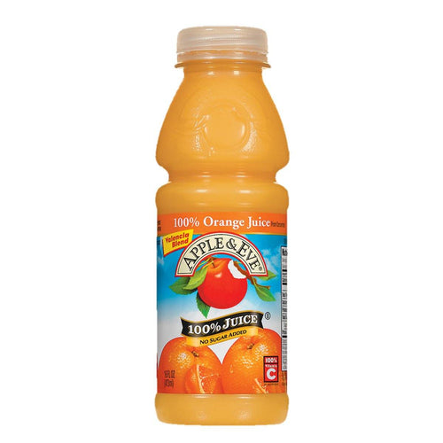 Apple & Eve 100% Orange Juice 16 oz Plastic Bottles (12 Pack) - Oasis Snacks