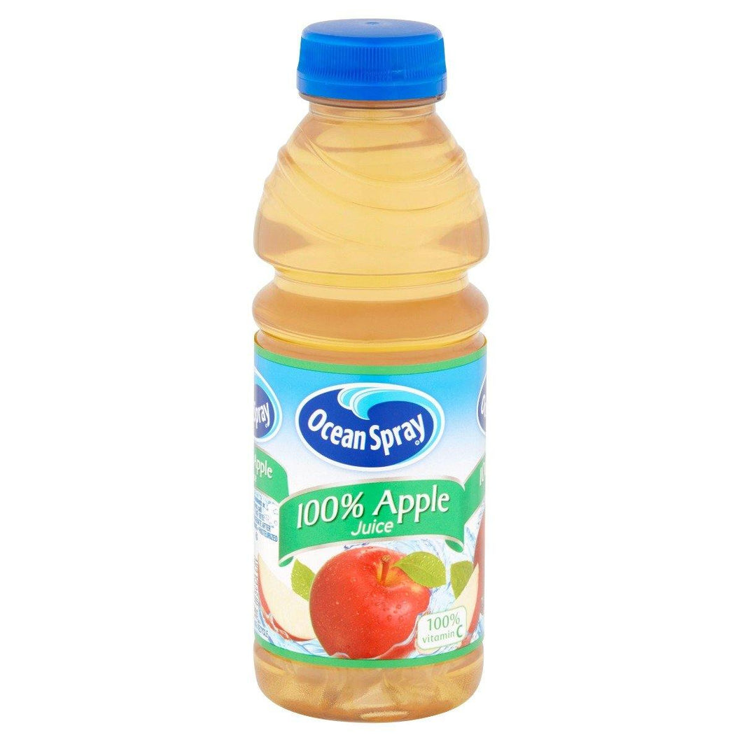 Ocean Spray, 100% Apple Juice, 15.2 Oz (Pack of 12) - Oasis Snacks