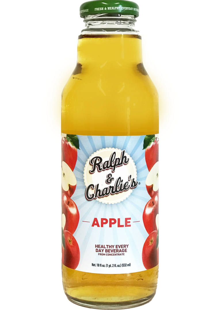 Ralph & Charlie's Juice, Apple Juice, 18oz (Pack of 12)
