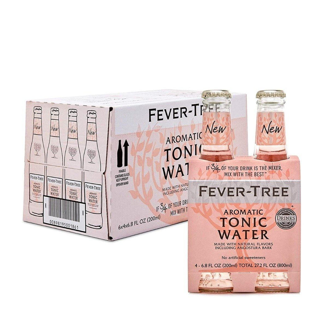 Fever Tree Aromatic Tonic Water 6.8oz (Pack of 24) - Oasis Snacks