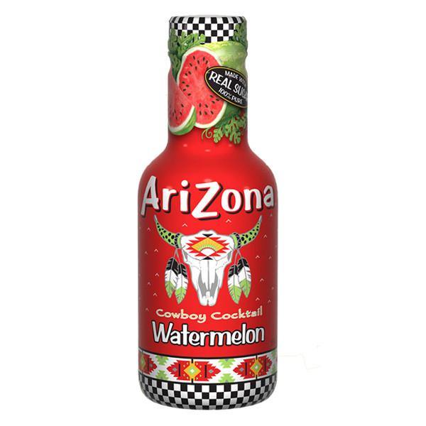 AriZona Watermelon Cocktail 16.9 oz Plastic Bottles (Pack of 20) - Oasis Snacks