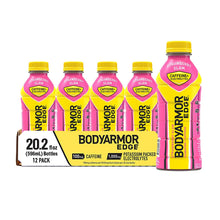 Load image into Gallery viewer, BodyArmor EDGE Hydration Sports Drink with Caffeine + Electrolytes, Strawberry Slam, 20oz (Pack of 12)
