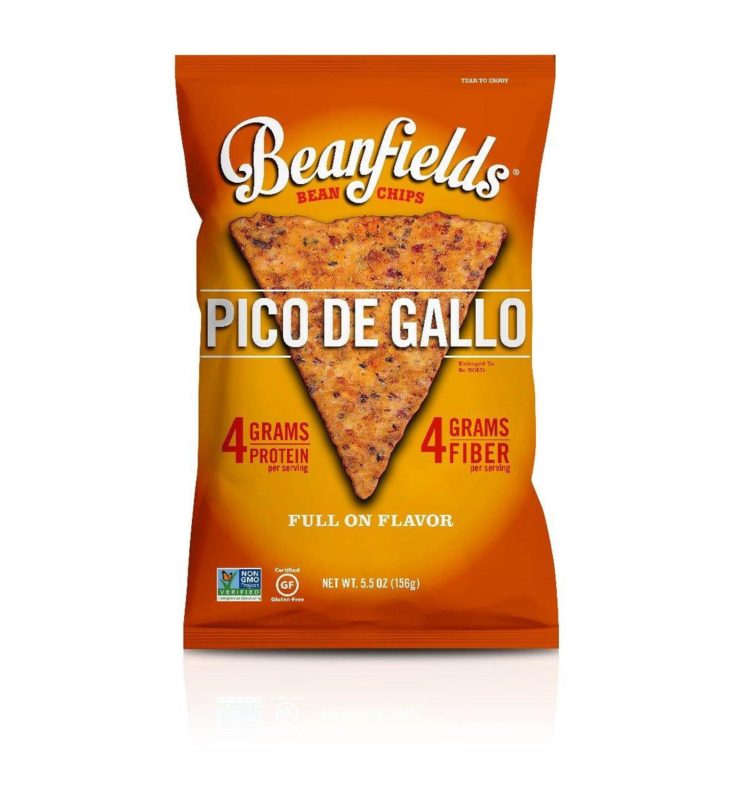 Beanfields Bean Chips, Pico de Gallo, 5.5 Ounce (Pack of 6) - Oasis Snacks