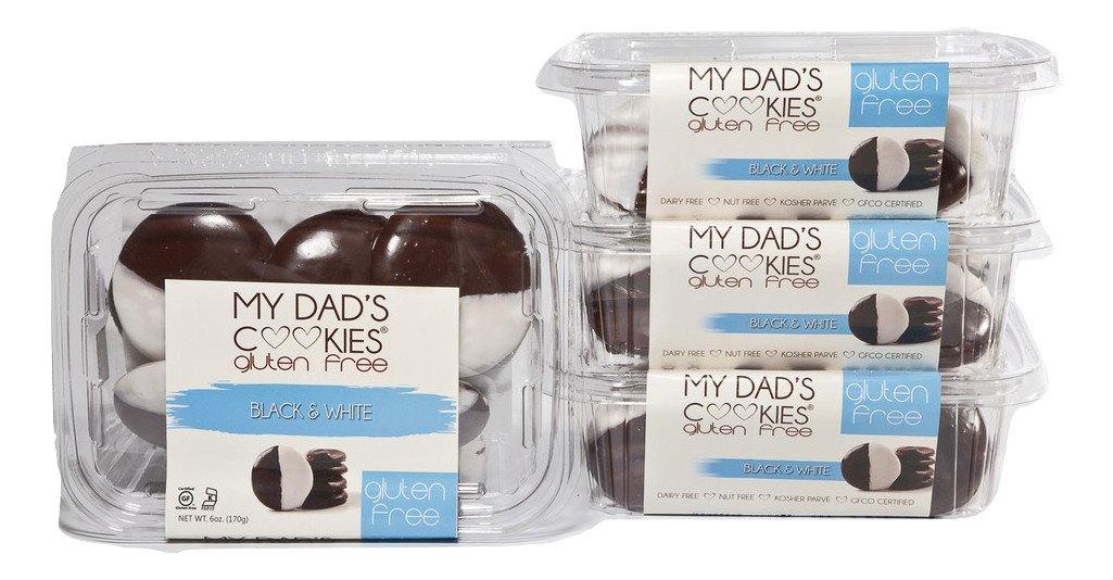 My Dad's Cookies, Gluten and Dairy Free, Black & White Cookie, 6 oz (Pack of 3) - Oasis Snacks