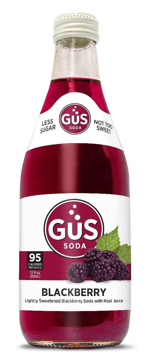 GuS Soda Dry Blackberry 12 oz (Pack of 12) - Oasis Snacks