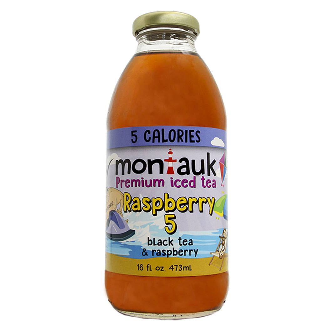 Montauk Raspberry Black Iced Tea, 16oz