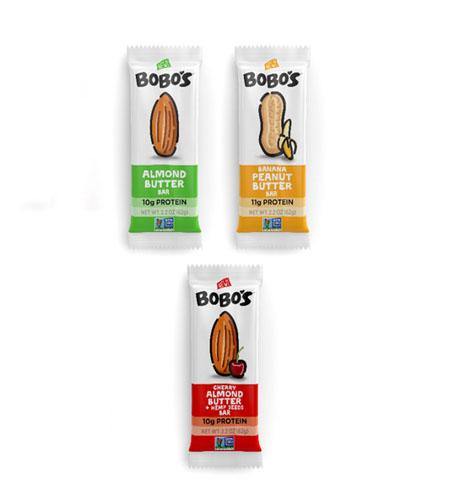 Bobo's Nut Butter Bars 3 Flavor Variety,  2.2 oz (Pack of 6) - Oasis Snacks