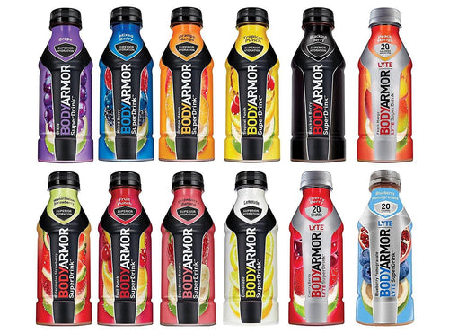 Bodyarmor Superdrink Variety Pack, Two-of-each-Flavor (12 Flavors), 24 Pack - Oasis Snacks