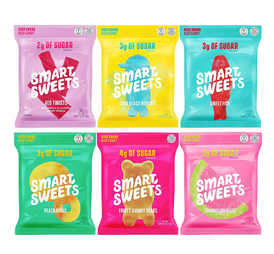 Smart Sweets Candy 19.oz Packs, Mix & Match Custom Pack of 6 – Oasis Snacks