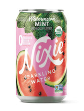 Load image into Gallery viewer, Nixie Sparkling Flavored Water, Watermelon Mint, 12oz (Pack of 24) - Oasis Snacks
