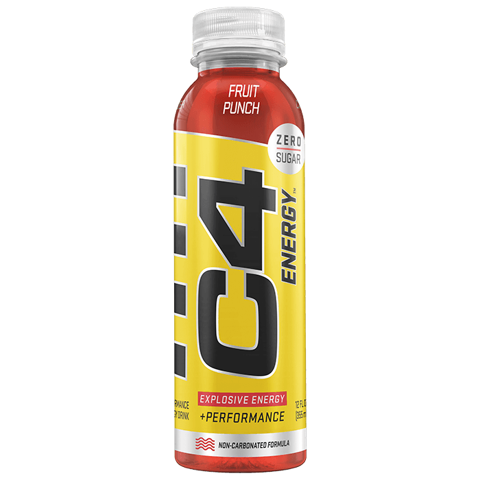 C4 Energy Still Performance Energy Drink, Fruit Punch, 12oz (Pack of 12) - Oasis Snacks