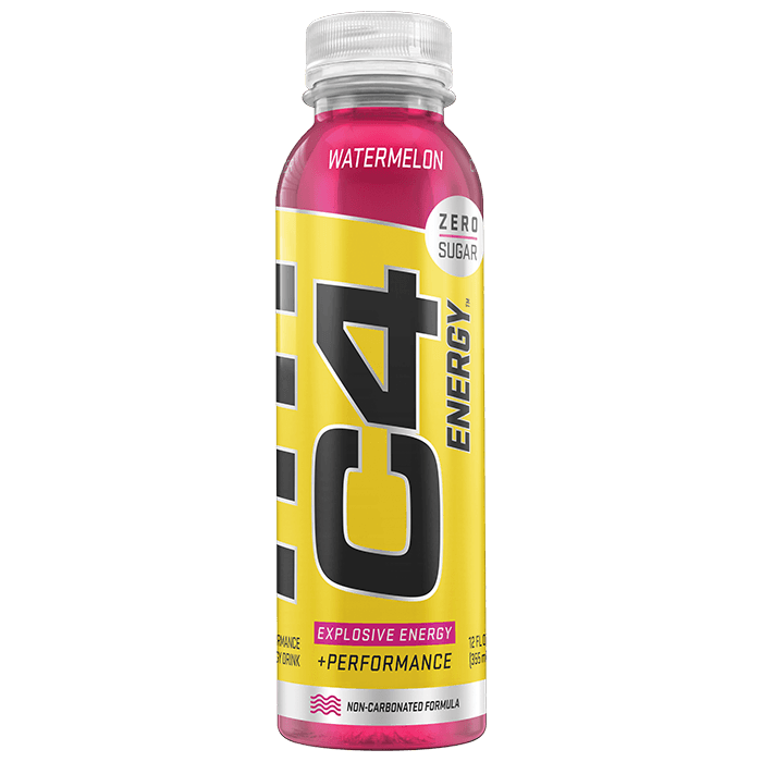 C4 Energy Still Performance Energy Drink, Watermelon, 12oz (Pack of 12) - Oasis Snacks