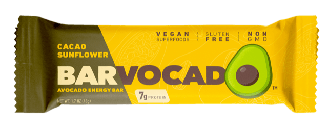 Barvocado Avocado Energy Bar, Cacao Sunflower, 1.7oz - Multi Pack - Oasis Snacks