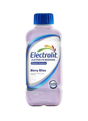 Electrolit Electrolyte Hydration Beverage, Berry Bliss, 21oz (Pack of 12) - Oasis Snacks