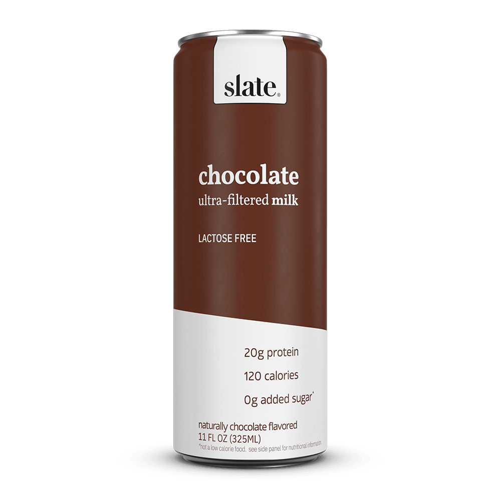 Slate High Protein Chocolate Milk, 11 oz Can (Pack of 12) - Oasis Snacks