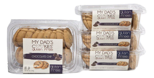 My Dad's Cookies, Gluten and Dairy Free, Chocolate Chip Cookie, 6 oz (Pack of 3) - Oasis Snacks