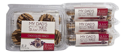 My Dad's Cookies, Gluten and Dairy Free, Chocolate Fancy Cookie, 6 oz (Pack of 3) - Oasis Snacks