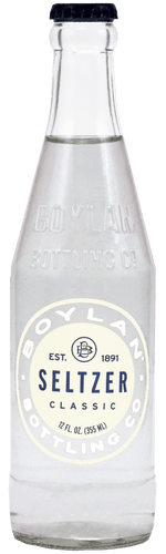 Boylan Bottling Pure Classic Seltzer Water, 12 Fluid Ounce Bottles (Pack of 12) - Oasis Snacks