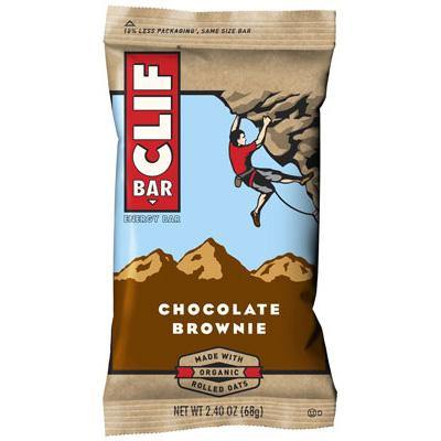 Clif Bar Energy Bar, Chocolate Brownie, 2.4oz (Pack of 12) - Oasis Snacks