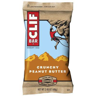 Clif Bar Energy Bar, Crunchy Peanut Butter, 2.4oz (Pack of 12) - Oasis Snacks