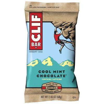Clif Bar Energy Bar, Cool Mint Chocolate, 2.4oz (Pack of 12) - Oasis Snacks