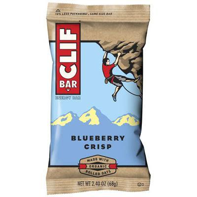 Clif Bar Energy Bar, Blueberry Crisp, 2.4oz (Pack of 12) - Oasis Snacks