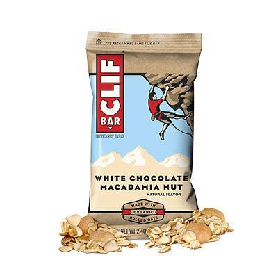 Clif Bar Energy Bar, White Chocolate Macadamia Nut, 2.4oz (Pack of 12) - Oasis Snacks