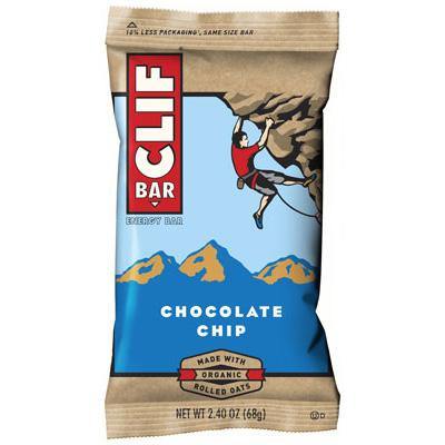 Clif Bar Energy Bar, Chocolate Chip, 2.4oz (Pack of 12) - Oasis Snacks