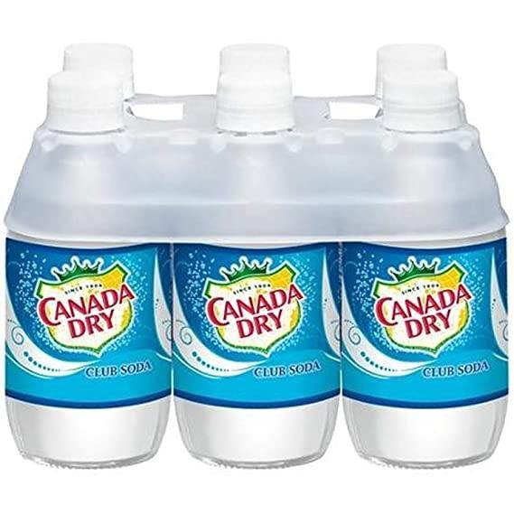 Canada Dry Club Soda 10oz Bottles (Pack of 24) - Oasis Snacks