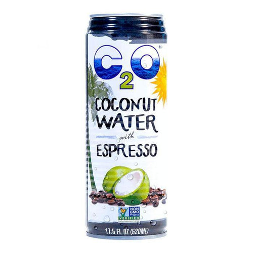 C2O Pure Coconut Water with Espresso 17.5 FL OZ (Pack of 12) - Oasis Snacks