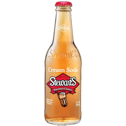 Stewart's Original Fountain Classics, Cream Soda, 12oz (Pack of 12) - Oasis Snacks