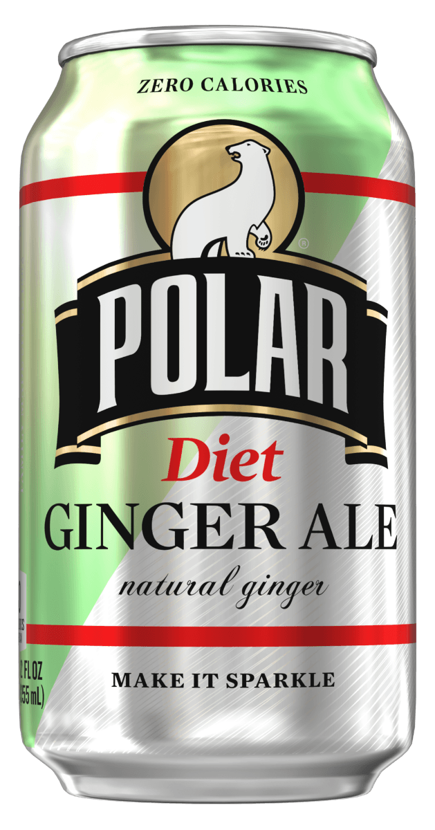 Polar Diet Ginger Ale 12oz Cans (Pack of 24) - Oasis Snacks