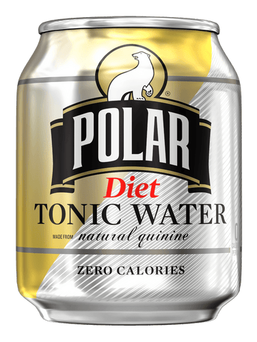 Polar Diet Tonic Water 8oz Mini Cans (Pack of 24) - Oasis Snacks