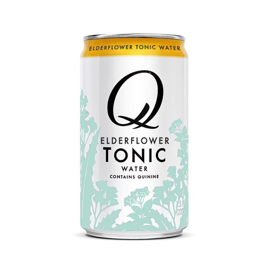 Q Elderflower Tonic Water, 7.5 oz Cans (Pack of 4) - Oasis Snacks