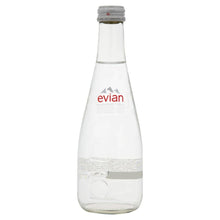 Load image into Gallery viewer, Evian Natural Spring Water, 11.1 Fl Oz Glass Bottles (Pack of 20) - Oasis Snacks
