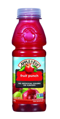 Apple & Eve On The Go 100% Juice - Fruit Punch - 16 oz - 12 Count - Oasis Snacks