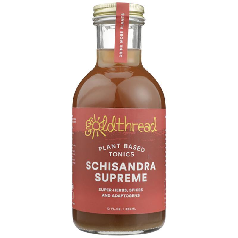 Goldthread Tonic Drink, Schisandra Supreme, 12oz (Pack of 6) - Oasis Snacks