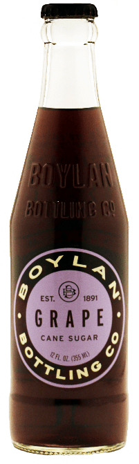 Boylan Cane Sugar Soda 12oz GRAPE - Oasis Snacks