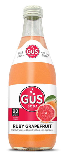 GuS Soda Star Ruby Grapefruit 12 oz (Pack of 24) - Oasis Snacks
