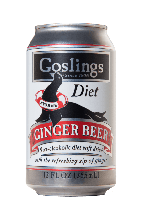 Gosling's Diet Ginger Beer 12 Oz Can - Pack of 12 - Oasis Snacks
