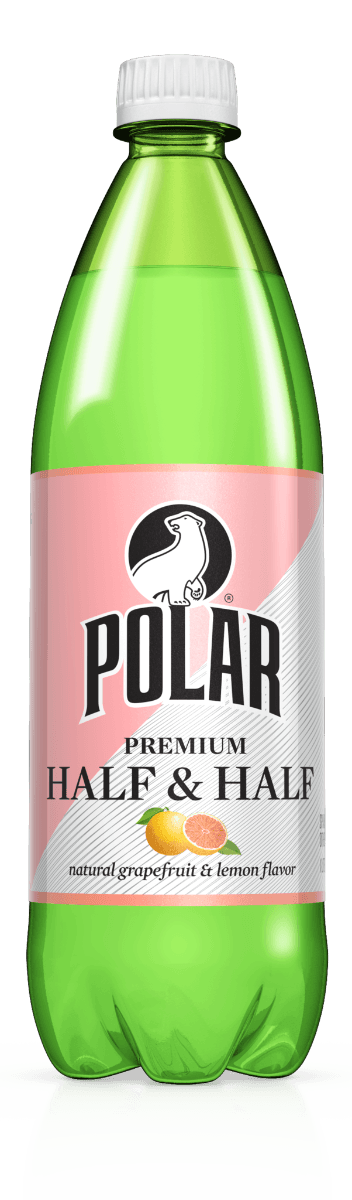 Polar Beverages Half & Half 1 Liter Bottles (Pack of 12) - Oasis Snacks