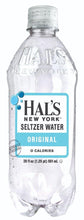 Load image into Gallery viewer, Hal&#39;s New York Seltzer Water 20oz, Original (Pack of 24) - Oasis Snacks
