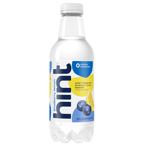 Hint Water, 16oz, Blueberry Lemon - Oasis Snacks