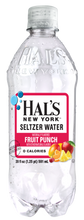 Load image into Gallery viewer, Hal's New York Seltzer Water 20oz, Fruit Punch (Pack of 24)
