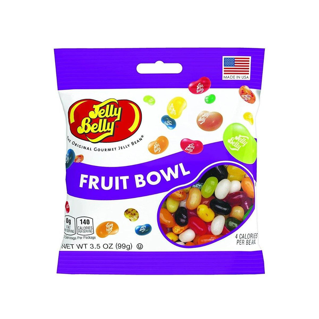 Jelly Belly Jelly Beans, Fruit Bowl, 3.5oz (Pack of 12) - Oasis Snacks