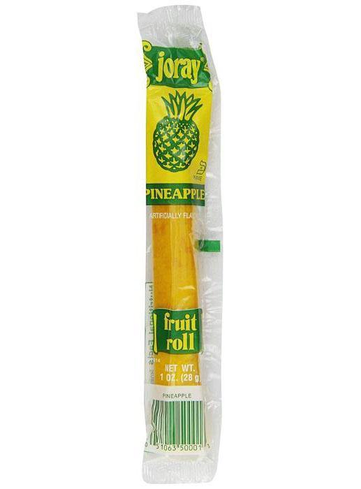 Joray Fruit Rolls, Pineapple, 0.75oz (Pack of 48) - Oasis Snacks