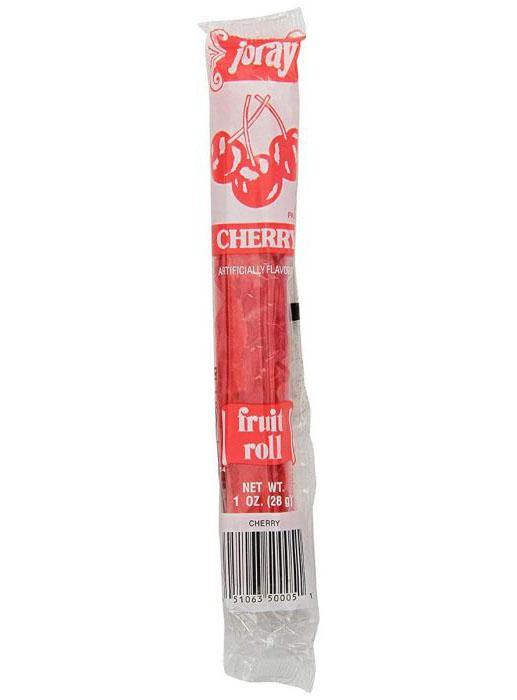 Joray Fruit Rolls, Cherry, 0.75oz (Pack of 48) - Oasis Snacks
