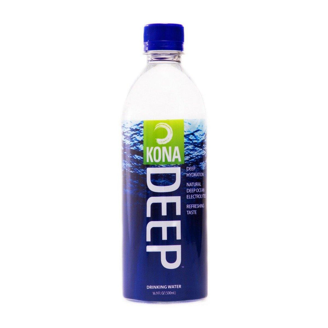 Kona Deep Pure Deep Ocean Electrolyte Mineral Water 16.9 oz (500 ML), 24 Pack - Oasis Snacks