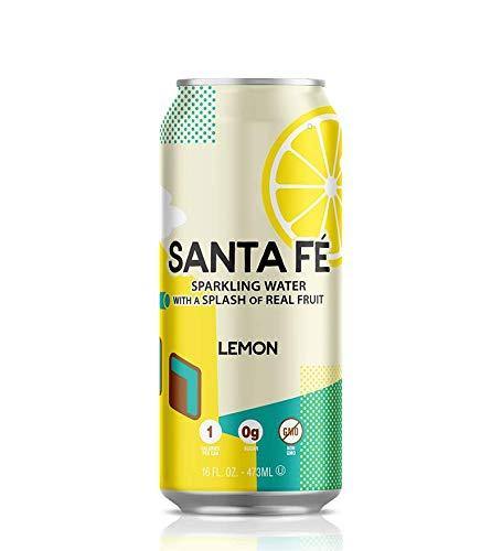 Arizona Santa Fe Sparkling Water, Lemon, 16oz (Pack of 12) - Oasis Snacks